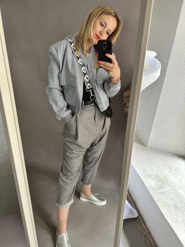 Bomber Zara-šedá