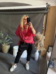 Halenka Sun průhledná Lyocel-fuchsie