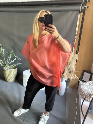 Blúzka Sun priehľadná Lyocel-merunkova