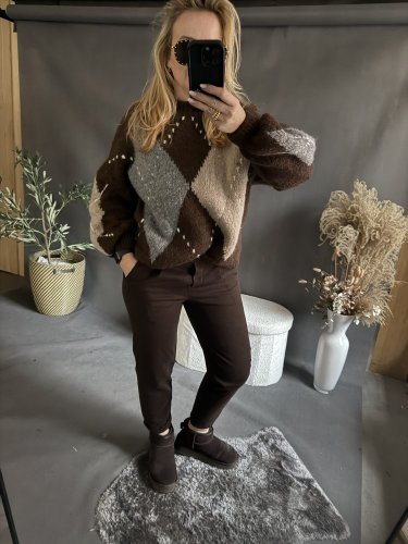 Kalhoty Cossy zateplené