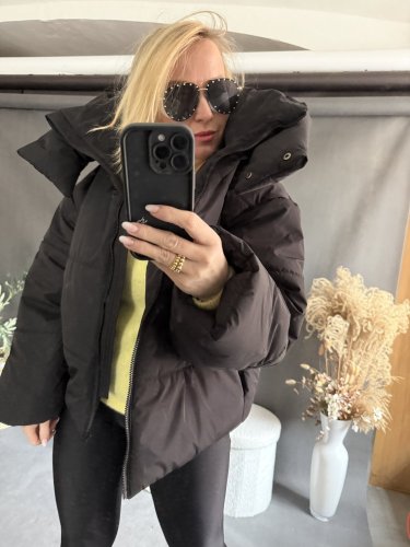 Bunda zimní premium krátká-černá