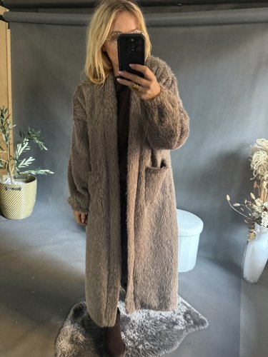 Kabát/cardigan Meccuch-Mocca