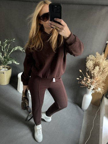 Súprava M-veľkosť UNI odporúčame na XS-L-hnedá