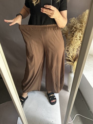 Nohavice široký strih SUN-UNI veľkosť-hnedá