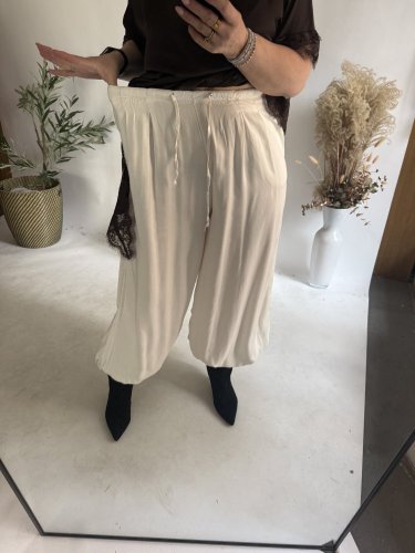 Kalhoty Chicca-bílá