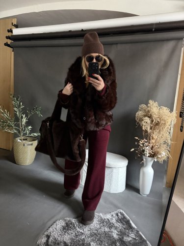 Set svetrový GUSTO-bordeaux