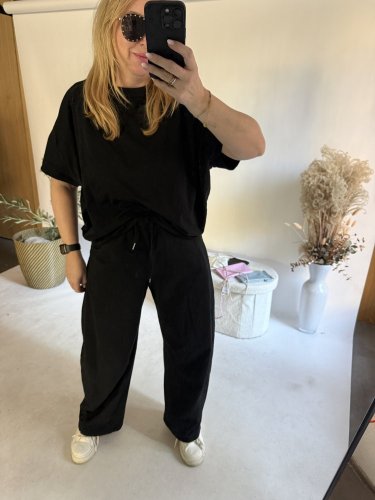 Tričko Smile-černé