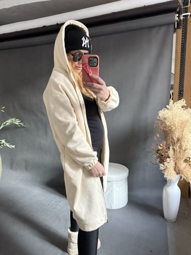 Dlouhá mikina Everyone-krémová