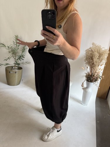 Nohavice Lux Luna-čierná