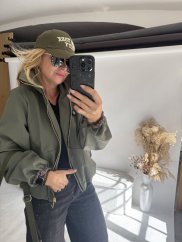 Bunda na jeseň Sweetissima-khaki