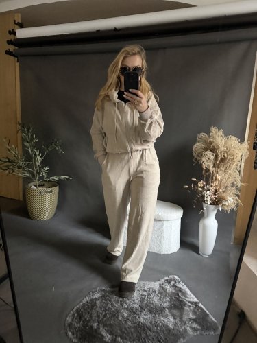 Tepláková souprava Lorene-béžová