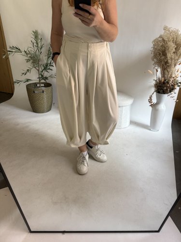 Nohavice Lux Luna-bielá