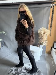 Ľadvinka tesi semišová hnedá