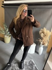 Sako Oversize zateplené hnědé