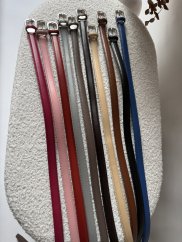 Opasok Donna kožený-dark brown