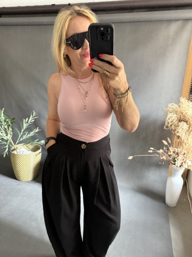 Nohavice Black -Lumina - Velikost: S