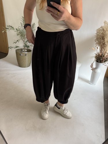 Nohavice Lux Luna-čierná