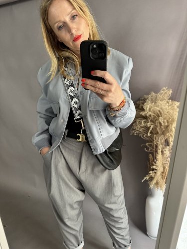 Bomber Zara-šedá