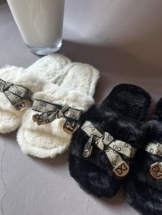 Pantoflíčky Home-černé