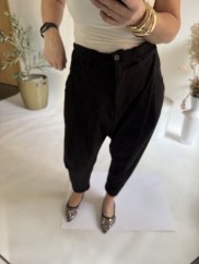 Nohavice Blair bavlnené-čierná