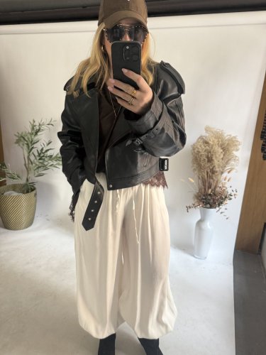 Kalhoty Chicca-bílá