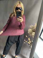 Sveter Moda-vínový