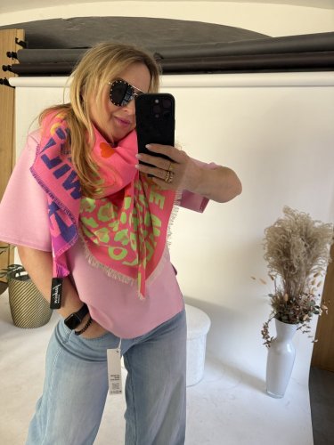 Šál Wild Love-pink