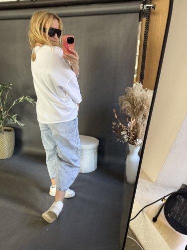 Tričko/Mikina Destroy-bielá