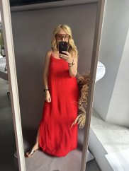 Šaty Fair-červené