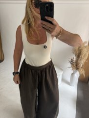 Body široké ramienka-beige