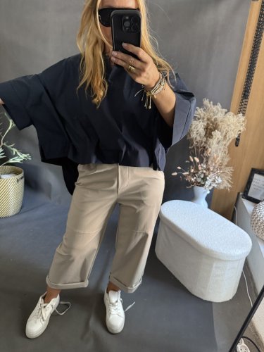 Košile se stojáčkem SUN-tmavě modrá