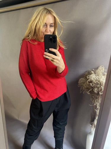 Svetr Moda-červený