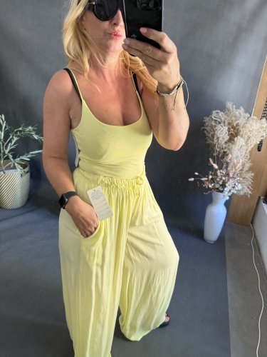 Tielko tenké ramienko-žlté