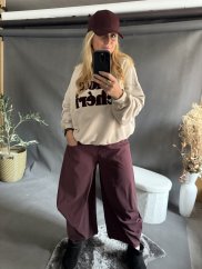 Kalhoty Barber SUN-vínové