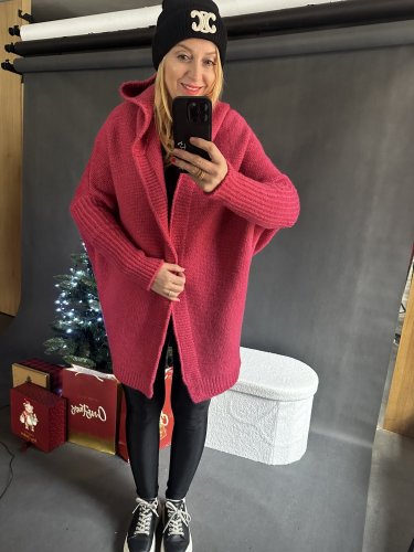 Cardigan Sempre-růžový