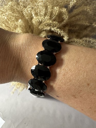 Náramok Black 1 vrstvy-oceľ-metallo vetro