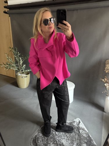 Mikina Sun-neon růžová