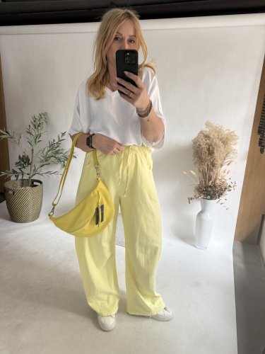 Tepláky Michelle-žltá