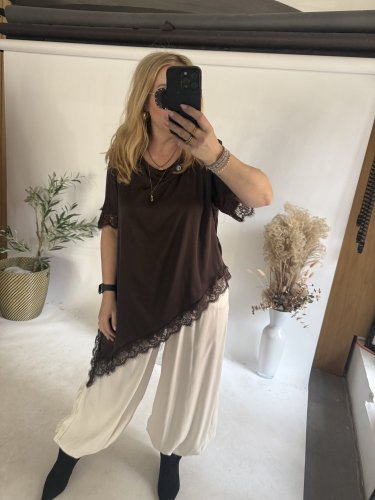 Kalhoty Chicca-bílá