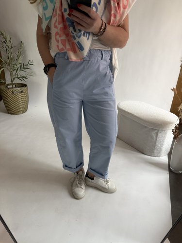 Nohavice Luisa Baloon-modré