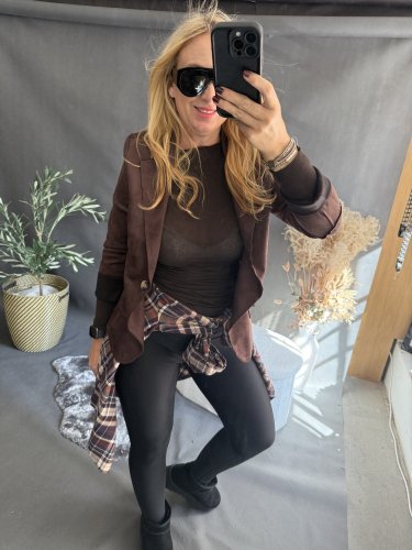 Sako Luisa velúr-hnedá