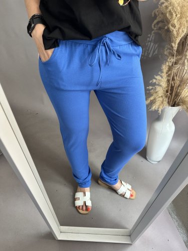 Kalhoty teplákové Daily - barva: modré
