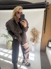 Bunda Trendy-hnědá