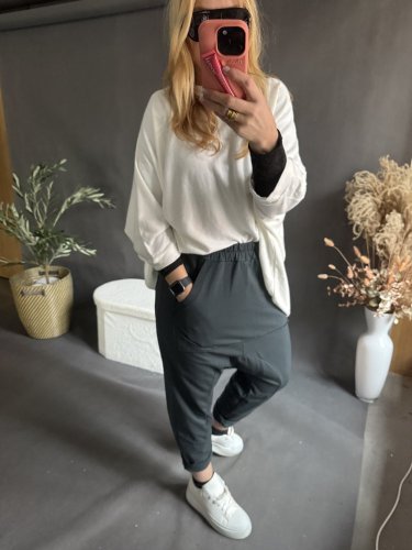 Teplákové nohavice nasrávacie fattale-petrolej