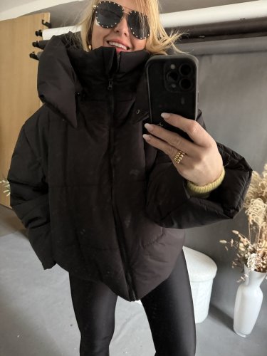 Bunda zimní premium krátká-černá