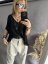 Bluza Liame-UNI SIZE na XS-XL-černá