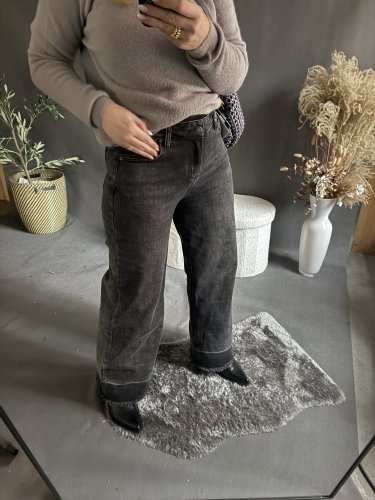 Džínsy Paris 2 šedo čierne