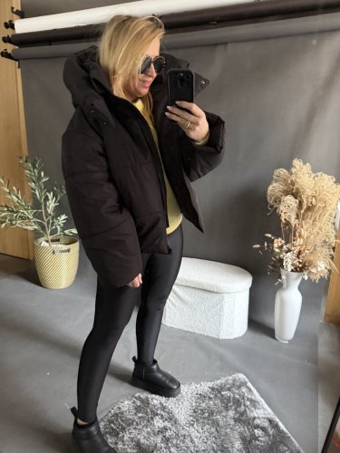 Bunda zimní premium krátká-černá