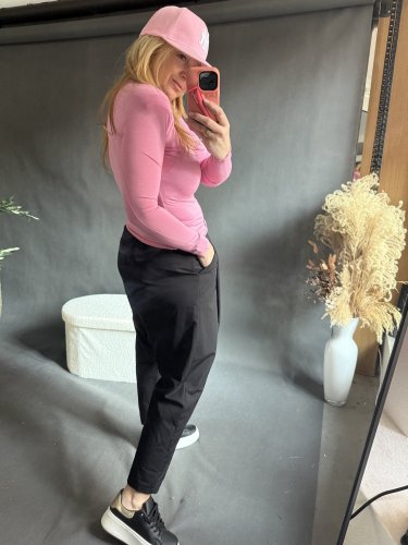 Tričko s vycpávkama-růžové