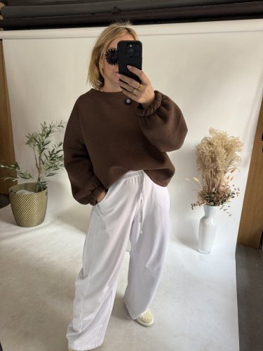 Mikina Mommy-hnědá